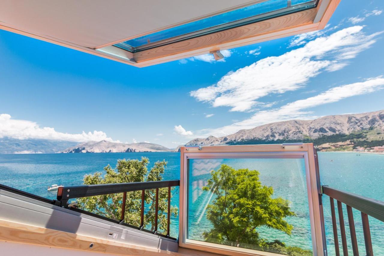 Seaview Apartments Baska Exterior foto
